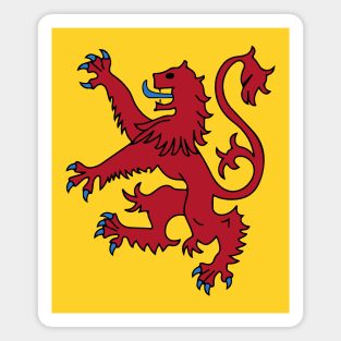 Lion Rampant of Scotland, Royal Banner, Royal Arms, Scottish Pride Magnet